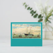 インマン汽船会社 ポストカード (スタンド正面)