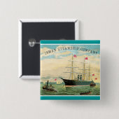 インマン汽船会社 缶バッジ (正面&裏面)