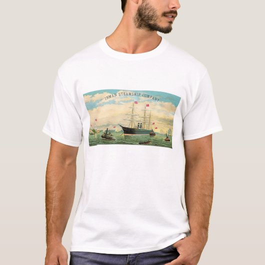 インマン汽船会社 Tシャツ (正面)