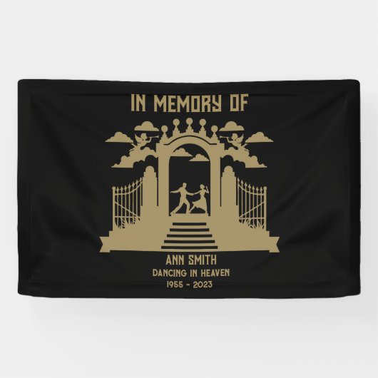 インメモリダンサー葬儀 横断幕 (横)