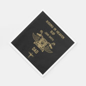 インメモリバイクのライダーバイクもしくは自転車に乗る人葬儀 スタンダードランチョンナプキン (角)