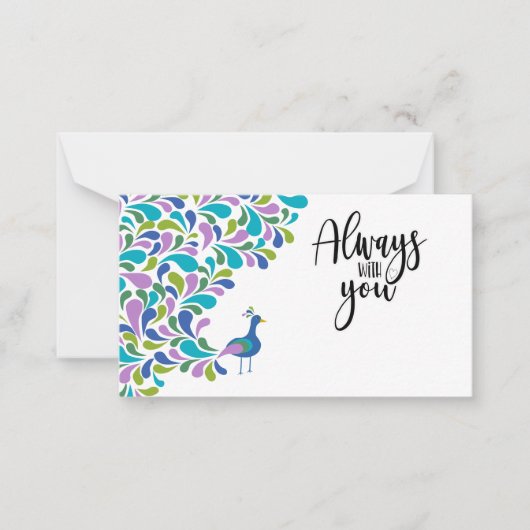 インメモリ悔やみや弔慰メモリアルエンジェルフローリストカード ノートカード (正面)