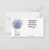 インメモリ悔やみや弔慰メモリアルエンジェルフローリストカード ノートカード (正面)