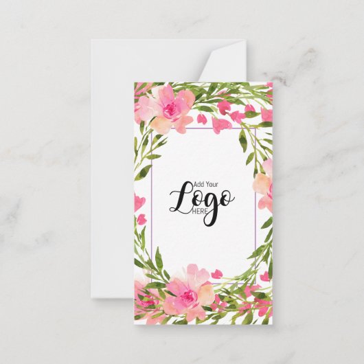 インメモリ悔やみや弔慰メモリアルエンジェルフローリストカード ノートカード (裏面)