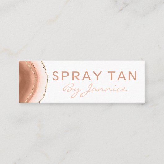 インモダンクエージェート移動式スプレータン スキニー名刺 (正面)