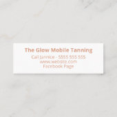 インモダンクエージェート移動式スプレータン スキニー名刺 (裏面)