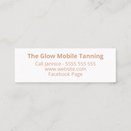 インモダンクエージェート移動式スプレータン スキニー名刺 (裏面)