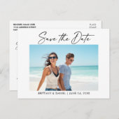 インモダンクペンの書道写真が日付を保存 ポストカード (正面/裏面)