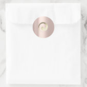 インヤンシンボルバランスバラ金ゴールドペーススピリチュアル ラウンドシール (バッグ)