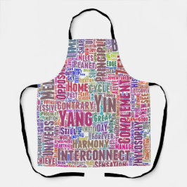 インヤンヌアージドモットテクテモチーフ相互接続 エプロン