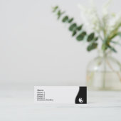 インヤンビジネスカード スキニー名刺 (スタンド正面)