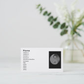 インヤンビジネスカード 名刺 (スタンド正面)