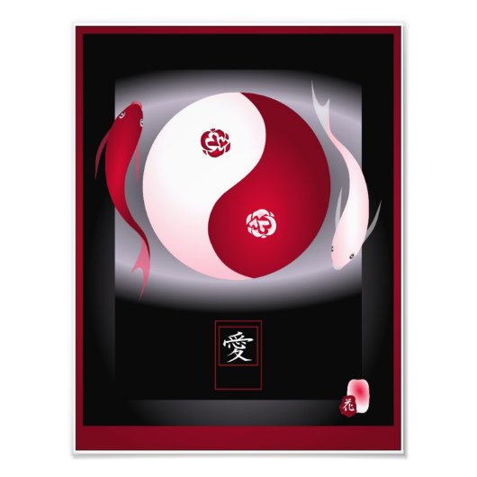 インヤンラブアートプリント フォトプリント            (正面)