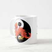 インヤンレッドドラゴン コーヒーマグカップ (正面左)