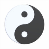 インヤン記号 シール (正面)