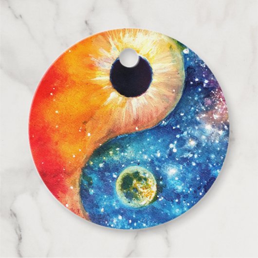 インヤン記号 フェイバータグ (正面)