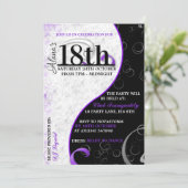 インヤン誕生日招待状 招待状 (スタンド正面)