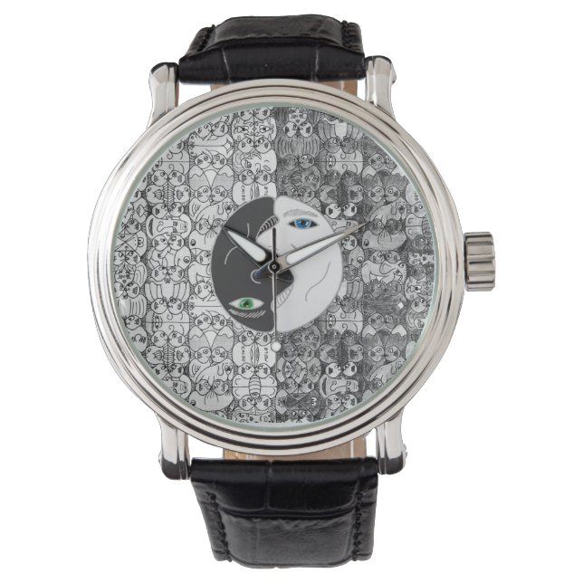 インヤン 腕時計 (正面)