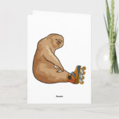 インラインスケーターのスロー カード (裏面)