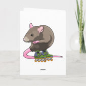 インラインスケーターのマウス カード (裏面)