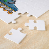 インラインスケートでインラインスケーターとしてシック ジグソーパズル (側面)