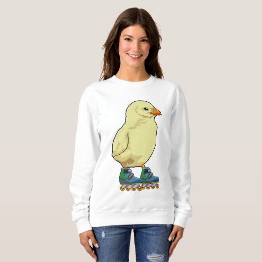 インラインスケートでインラインスケーターとしてシック スウェットシャツ (正面フル)
