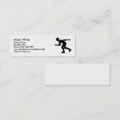 インラインスケートで滑る スキニー名刺 (正面/裏面)