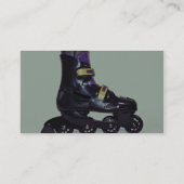 インラインスケートの靴のプロフィール 名刺 (裏面)