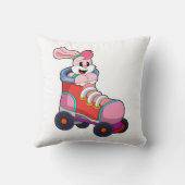 インラインスケート付きインラインスケーターとしてのウサギ クッション (裏面)