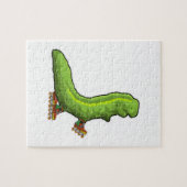 インラインスケート付きインラインスケーターとしてのキャタピラー ジグソーパズル (横)