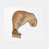 インラインスケート付きインラインスケートとしてスロース フリースブランケット (正面(横))