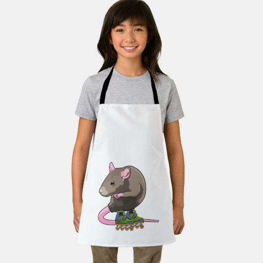 インラインスケート付きインラインスケートとしてマウス エプロン (インサイチュ)