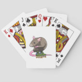 インラインスケート付きインラインスケートとしてマウス トランプ (裏面)