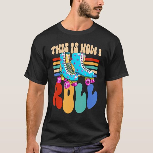 インライン転がスケートで滑るロラーブレード Tシャツ (正面)