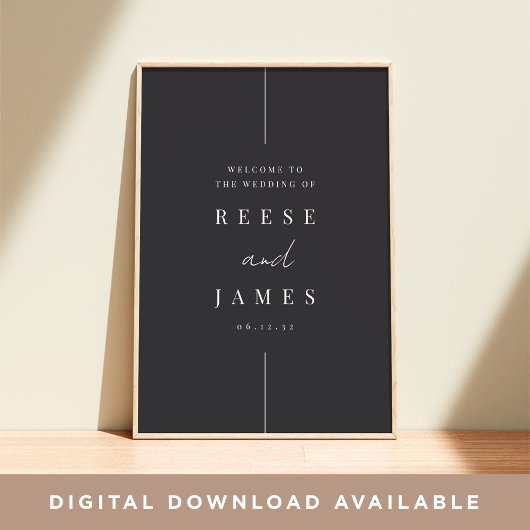 インライン |モダンのミニマルウェルカムサイン ポスター