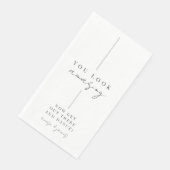 インライン | モダン "ミニマル You Look Amazing" 結婚's (コーナー)