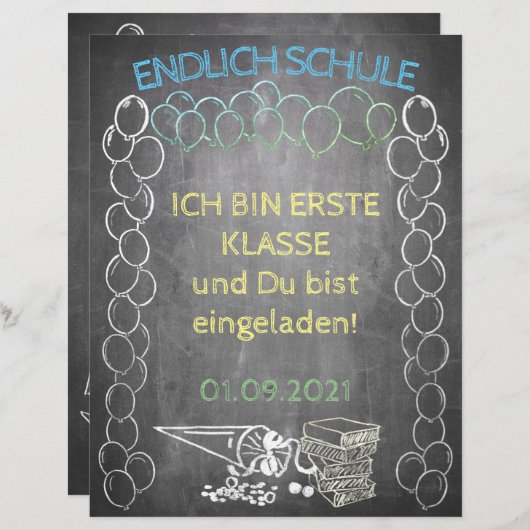 インラドゥンスカルテツアインシュルンイムタフェスティル (正面/裏面)