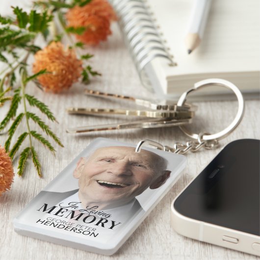 インラビングメモリー2写真記念 キーホルダー (正面右)