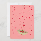 インラブカップルズシャワー招待状 招待状 (裏面)