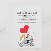 インラブポストズブ結婚ルンチカスタム招待状 招待状 (正面/裏面)