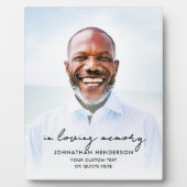 インラヴィングメモリー写真&カスタム文字 フォトプラーク (正面)