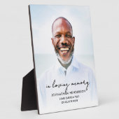 インラヴィングメモリー写真&カスタム文字 フォトプラーク (側面)