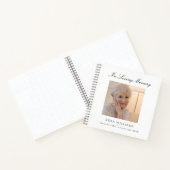 インラヴィング・メモリーエレガント写真葬のゲストブック ノートブック (内部)