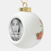 インラヴィング・メモリー・シンプルカスタム写真記念 セラミックボールオーナメント (右)