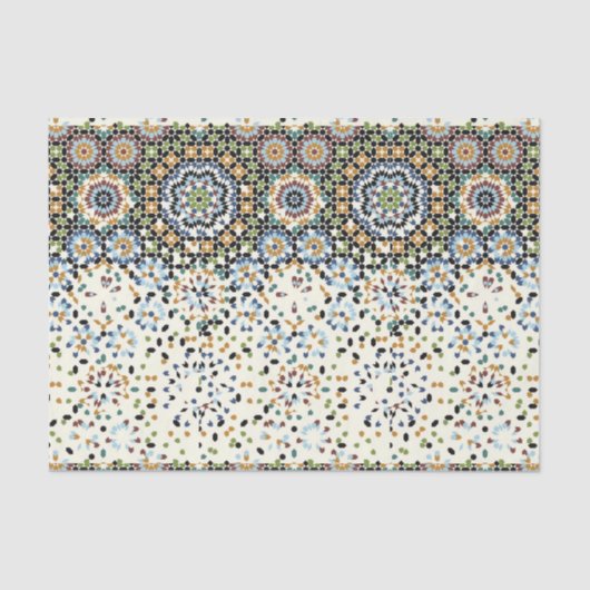 インレイタイルモザイク 薄葉紙 (正面)