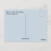 インレレイクバガンヤンゴンミャンマーのボート ポストカード (裏面)