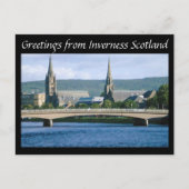 インヴァネス・スコットランドからの挨拶 ポストカード (正面)