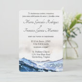 インヴィタシオンデボダアキュアレラモンタニャブルモサアズール 招待状 (スタンド正面)