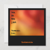 インヴィタシオンフィエスタデノシュデブルジャス 招待状 (裏面)