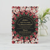 インヴィタシオンマトリモニオ/ボダフローラロサルボルボルネグロ 招待状 (スタンド正面)